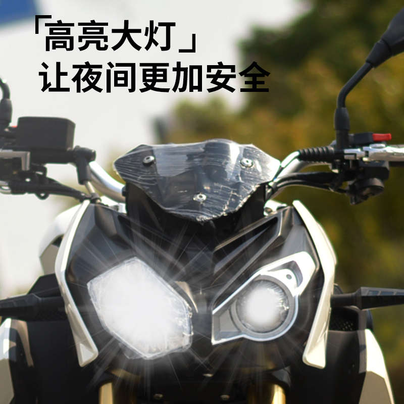 可上牌单R街车摩托车跑车电喷双缸水冷500c机车公路赛BWM男士通用