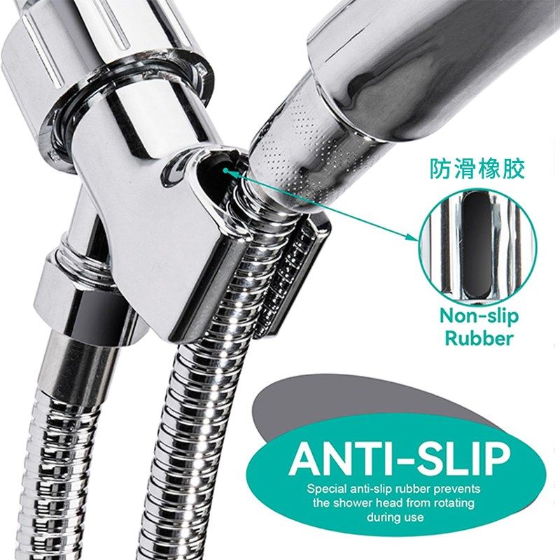 美式暗装入墙式花洒喷头支架座淋浴臂转接头英国留用生花洒连接器