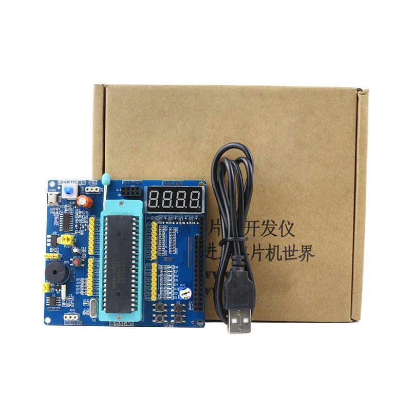 普中科技C51单片机开发板学习板8051核心系统板STC89C52RC实验板