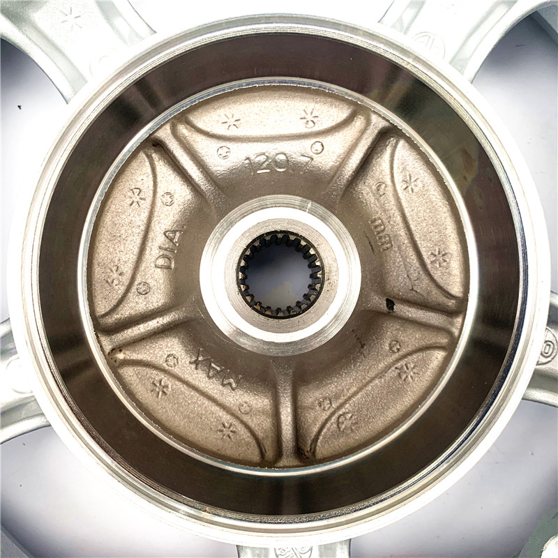 适用铃木UU125优友UU125T-2前轮毂后轮毂轮圈钢圈轮子铝轮 碟鼓刹