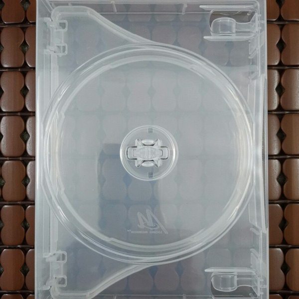进口透明 厚DVD盒子 光盘收纳 可插封面 4碟装 4DVD