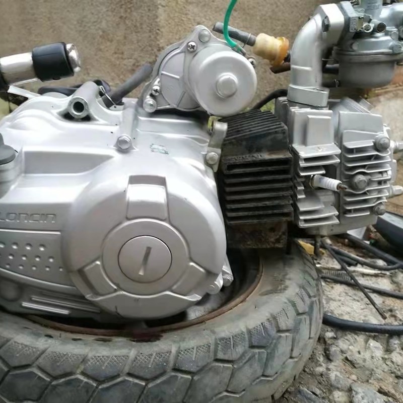 二手宗申力帆嘉陵大阳两轮摩托车弯梁三轮车发动机110手自动总成
