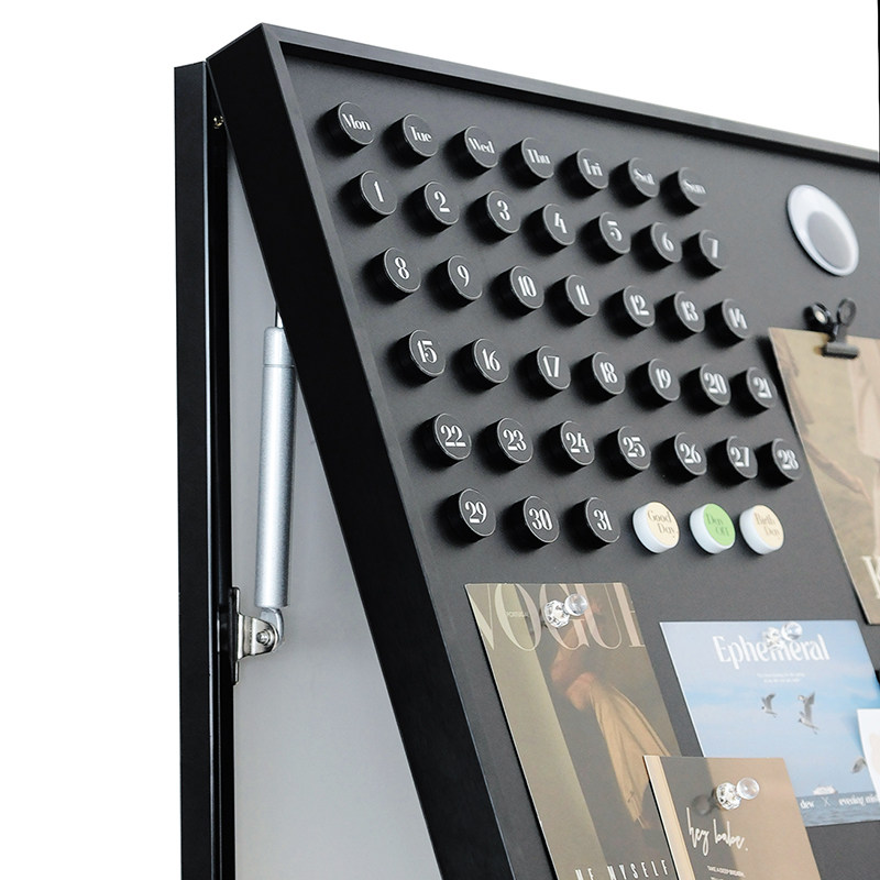 QINGDIN电表箱装饰画轻奢高级感2023DIY日历磁吸黑板电箱遮挡挂画