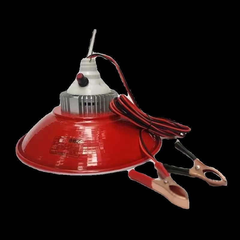 12v48v60v电瓶电动三轮车摆摊卖水果调色灯新款变色红光照明led灯