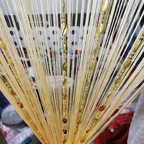 亚大纺织 转运珠帘门帘挂帘隔断装饰窗帘欧式地球珠线帘加密