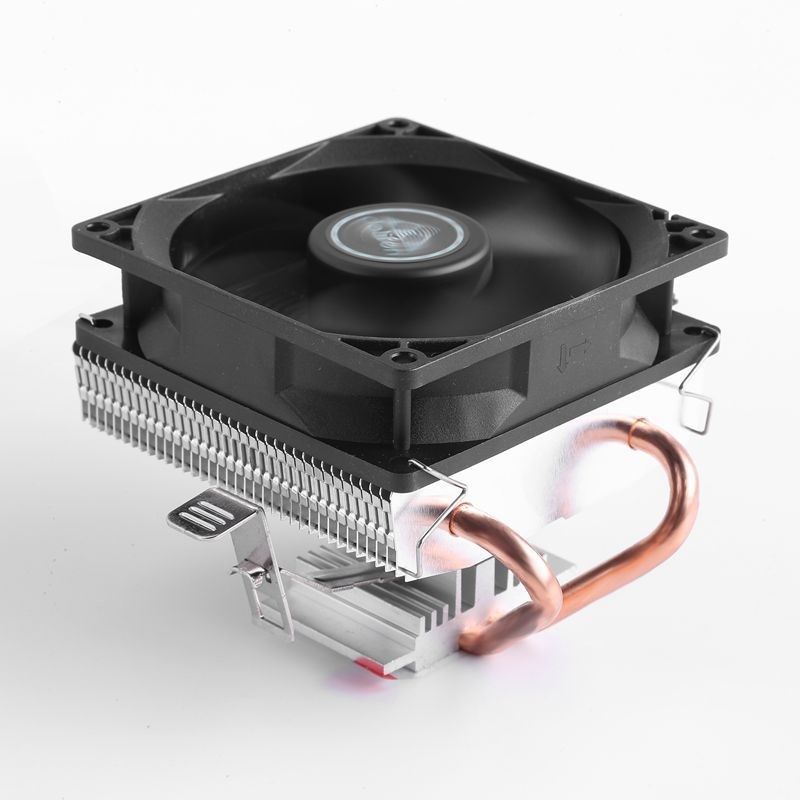 下压式CPU散热器775/115x下吹4铜管彩灯变色光用CPU风扇1200/2011