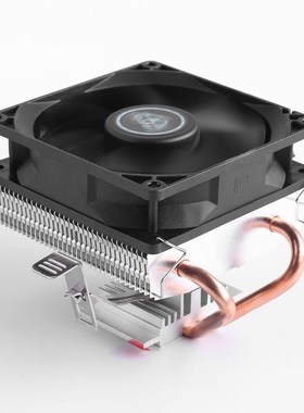 下压式CPU散热器775/115x下吹4铜管彩灯变色光用CPU风扇1200/2011