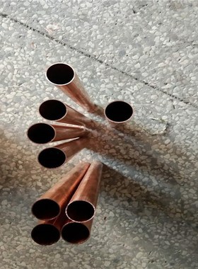 TP2紫铜管  TP1空调铜管 环保纯铜管 电极铜盘管20X 17