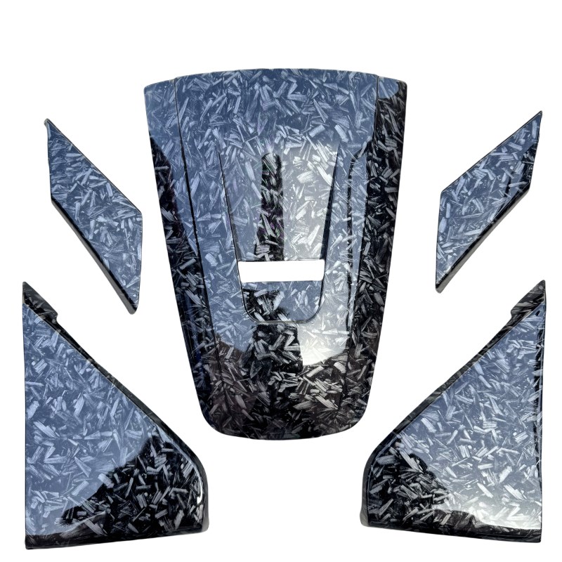 九号M系电动车110/130通用机械师改装宽体定风翼5件套导流板直上