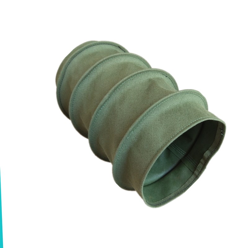 帆布软连接通软管钢丝硅胶防火阻燃排烟管风机软连接管帆布通风管