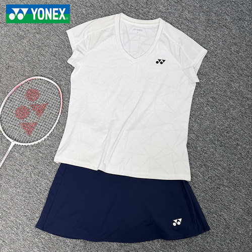 尤尼克斯羽毛球服女短袖速215083