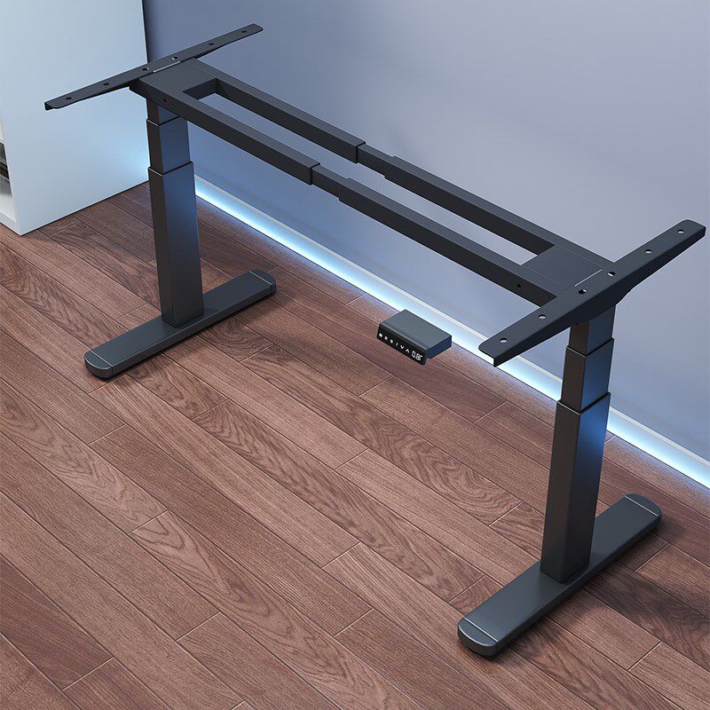 智能电动升降桌腿双电机双横梁办公桌电脑桌支架学习书桌升降桌架