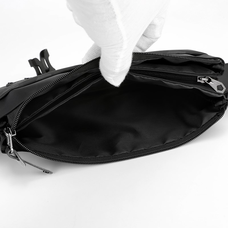 手机腰包超薄大容量休闲胸前包单肩斜跨青年多功能防水尼龙布包包