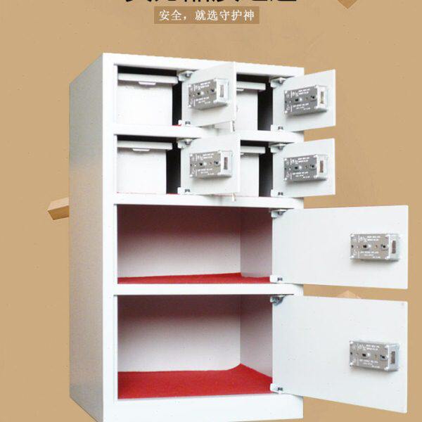 六格子全国联保门双钥匙锁保险酒店前厅大堂总台6六扇门寄存箱柜