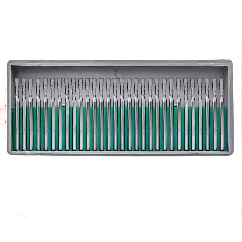 佳品抛光头合金打磨玉石雕刻电镀砂工具扩孔小型3MM柄合金打磨头