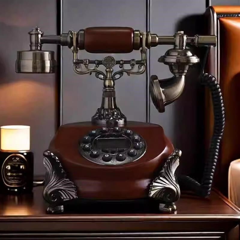 民国仿古电话机欧式老式复古家用办公室固话座机客厅书房摆件厂家