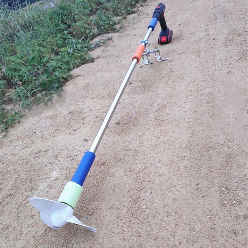 电动推进器钓鱼船马达挂浆船外机橡皮艇充气船手持螺旋桨划桨配件