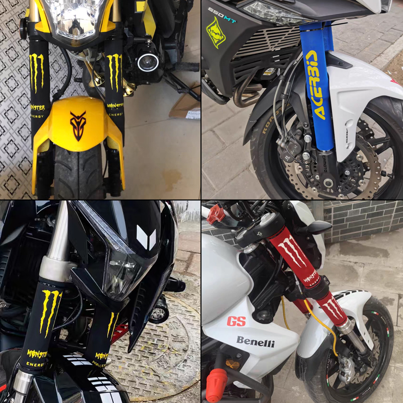 新品特价越野摩托车前减震防尘套法斯特倒置阻尼避震保护套通用款