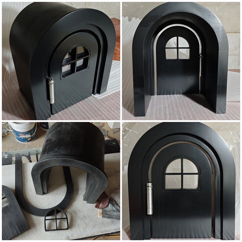 双弹簧双向开关实木喵星人汪星人门猫洞门猫咪宠物进出通道门定制