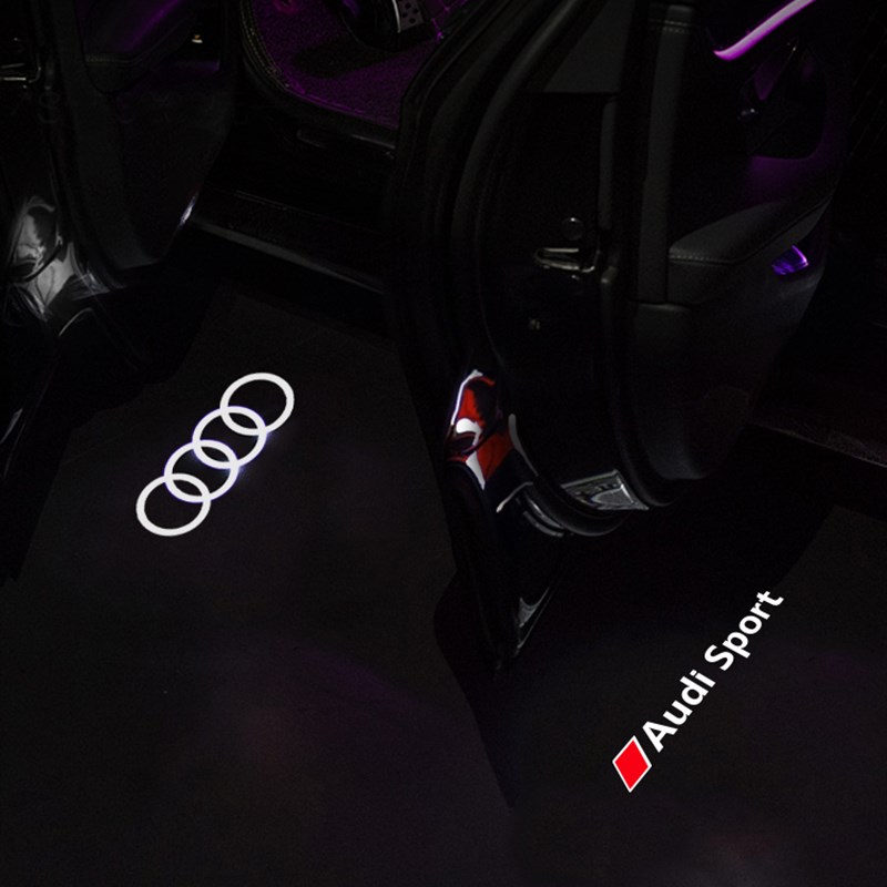 适用于奥迪迎宾灯Q5L Q7 A3 A4L A5 A6 A7 A8 S4车门投影改装