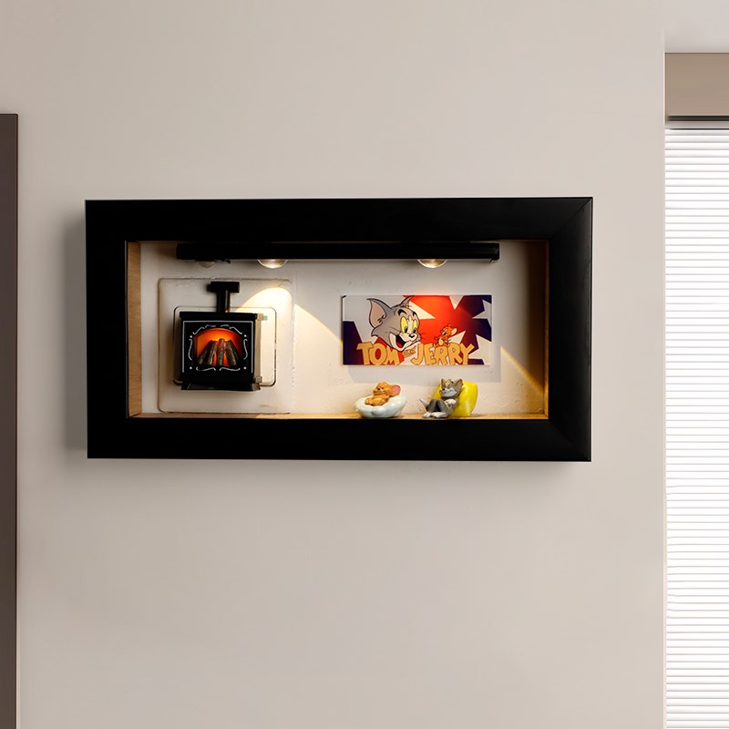 公牛开关遮挡遮丑装饰画猫和老鼠正泰插座边框套手办可定制小挂画