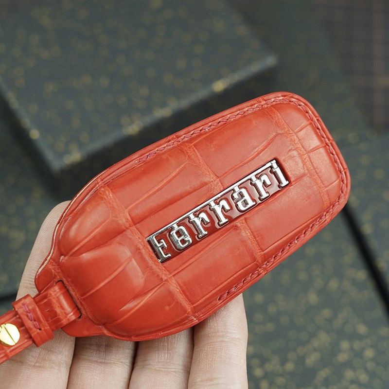 手工定制法拉利488钥匙包SF90/812/F8汽车钥匙套壳