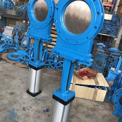 PZ673H/X-10C/P 气动铸钢不锈钢插板刀闸阀DN100 200 300 400 500