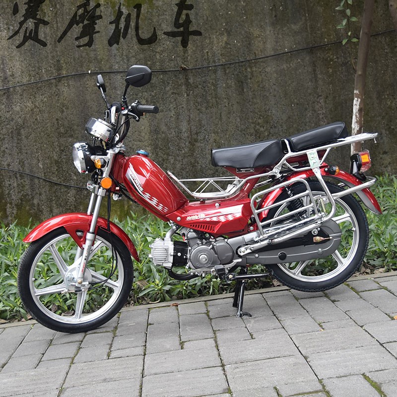 建设摩托车110CC燃油助力车直弯梁车款拉货省油农村代步钓鱼车