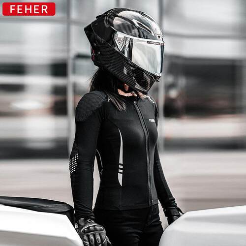 FEHER摩托车软甲骑行服男女夏季机车透气轻薄舒适高弹力防护甲衣