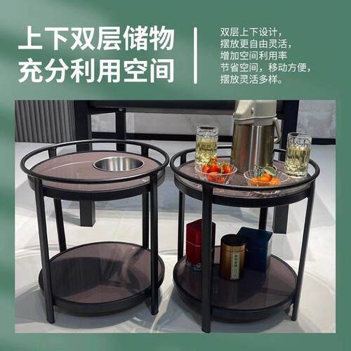 麻将桌茶几茶水架棋牌室专用水杯架烟灰缸茶水台小茶桌麻将机茶几