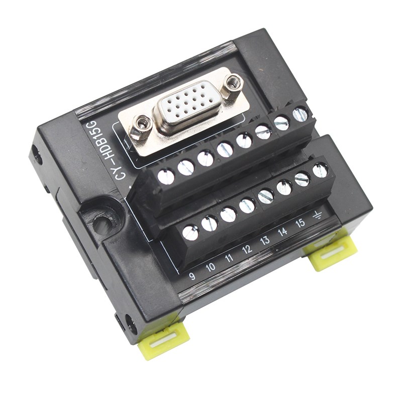 汇川伺服驱动器CN1接线 缐端子台模块S6-C6端子板HDB15针中继转接