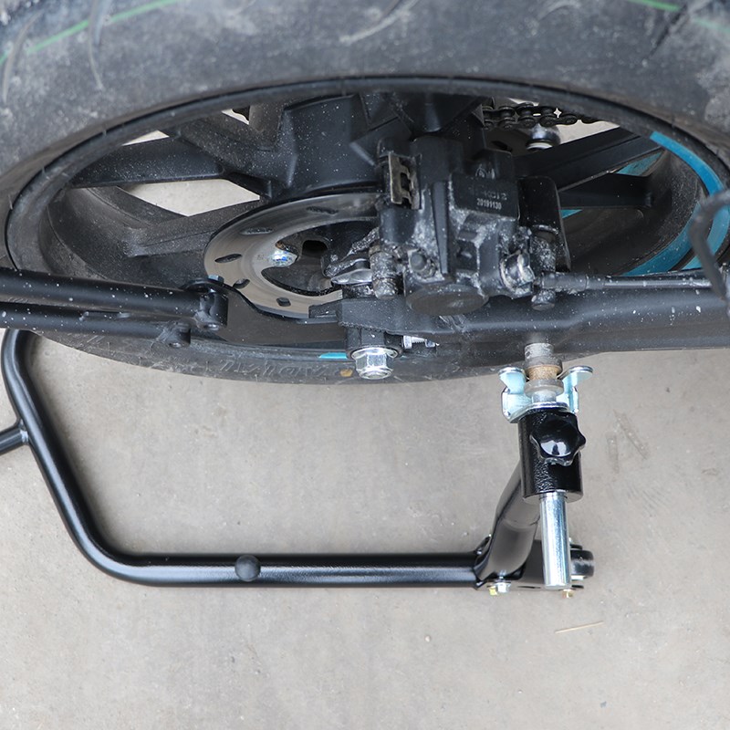 摩托车起车架后轮支撑架机车停车架驻车架后轮支架提升降维修工具