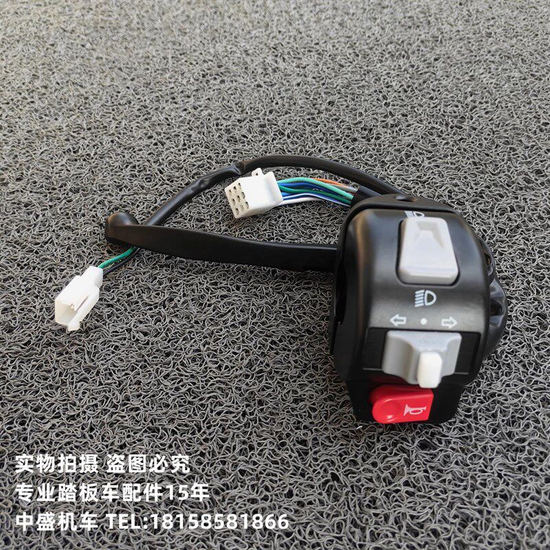 适用林海LH110T-8DV驰鬼火格格FS娇格S7S9摩托车左右开关启动开关