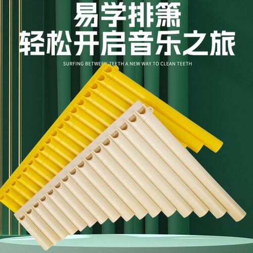 排箫排笛儿童学生专业演奏18管16管初学排萧C调校园易学入门乐器