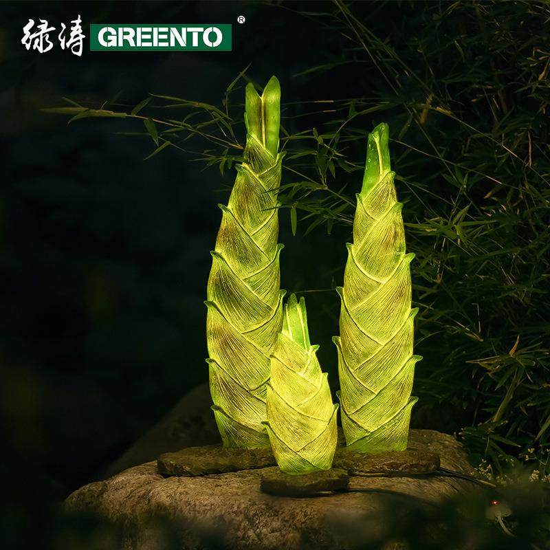 户外led景观灯接电仿真园艺竹笋草坪灯创意园林别墅装饰落地灯