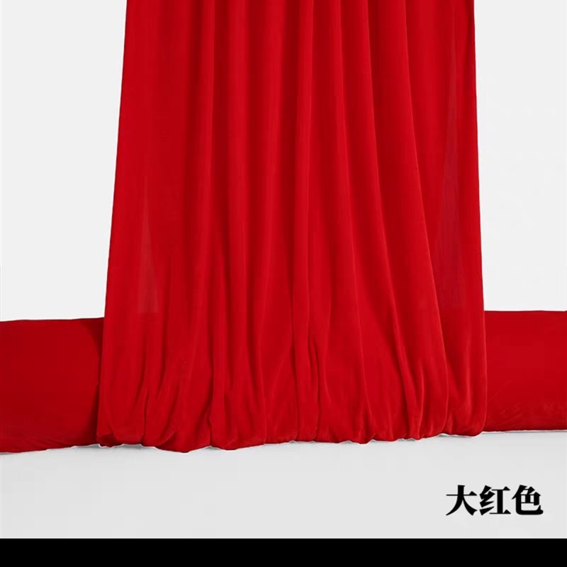 金丝绒红布红色幕布暗酒红色绒布B舞台幕布背景布桌布台布拍摄布