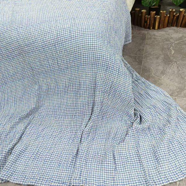 汉麻色织格子床单/盖毯 三件套 200*210,床上用品,其它,淘宝优惠券,粉丝福利购,淘宝优惠卷