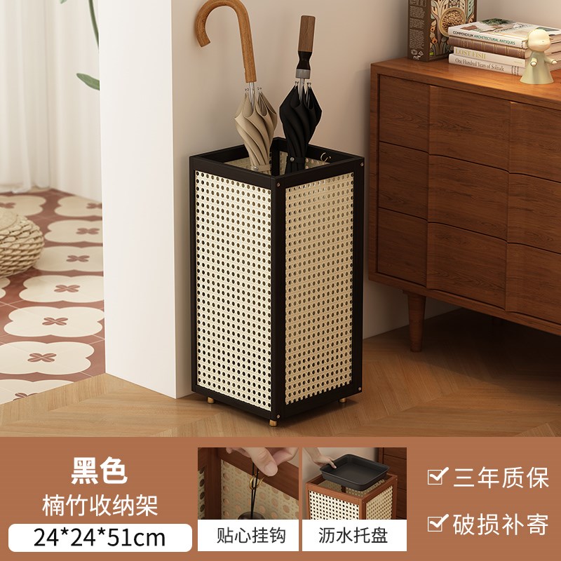 雨伞收纳架家用门口长p柄伞架置物架进门落地式可沥水方形放置架