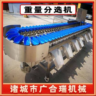 小龙虾重量分选机海参海蛎子称重分级设备转盘式家禽鱼类分选机