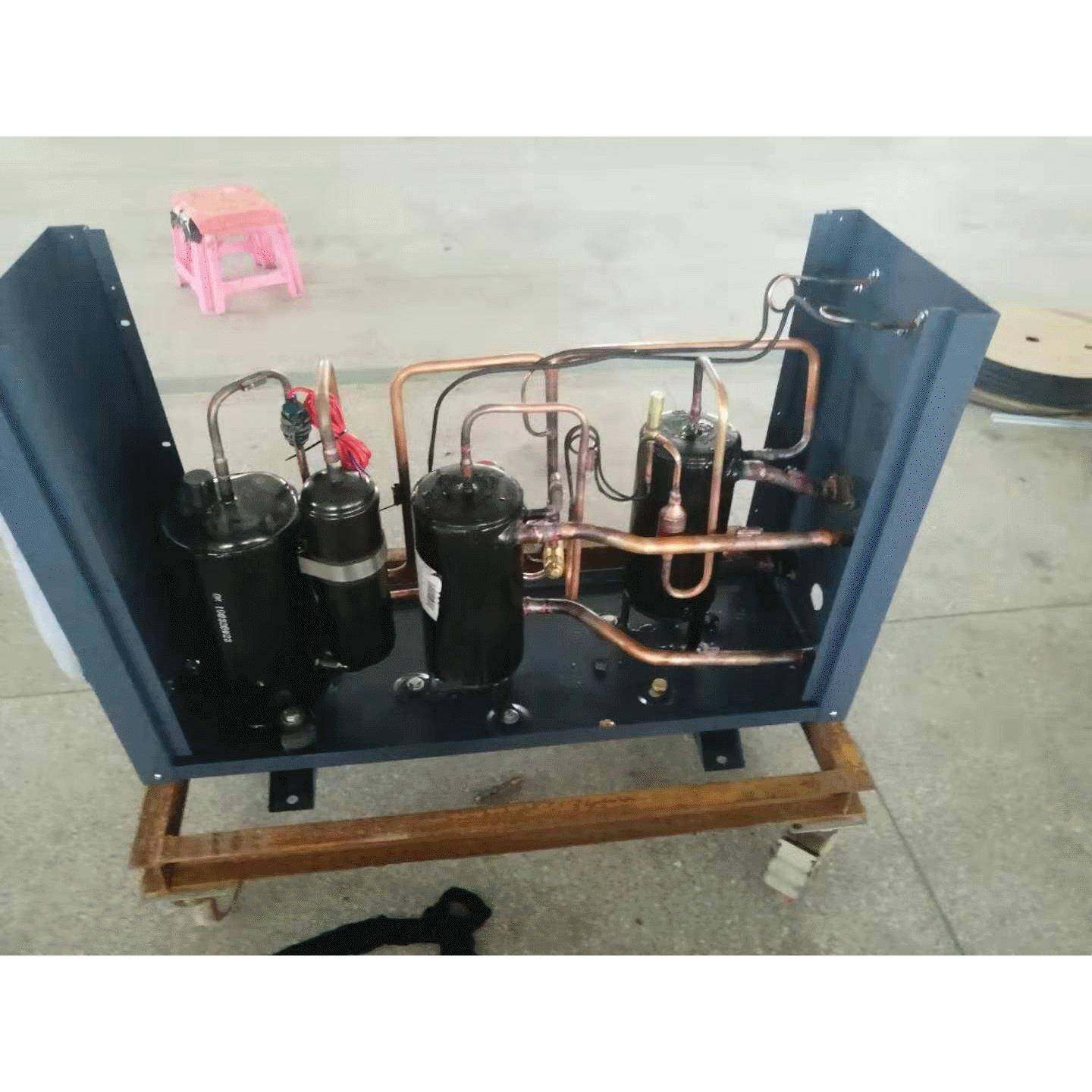 敖汉旗开鲁通辽正帝水源地源水空调冷暖热空调地暖热泵水源水冷机