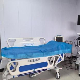 ABS转运车胃镜检查床升降平车病人抢救床不锈钢推车多功能对接车