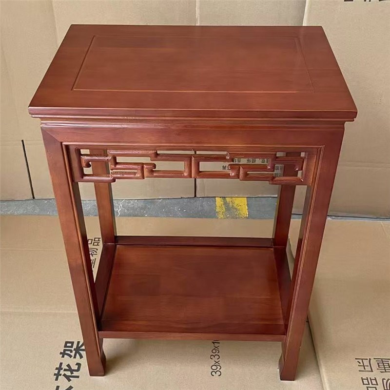 实木花架盆景架桌子茶几边几鱼缸架摆件桌工艺品奇石Y茶桌中式沙