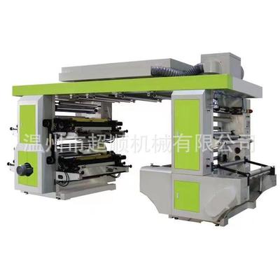 1000型四色柔板印刷机液压起落板气动压轮柔印机机组式电子印刷机