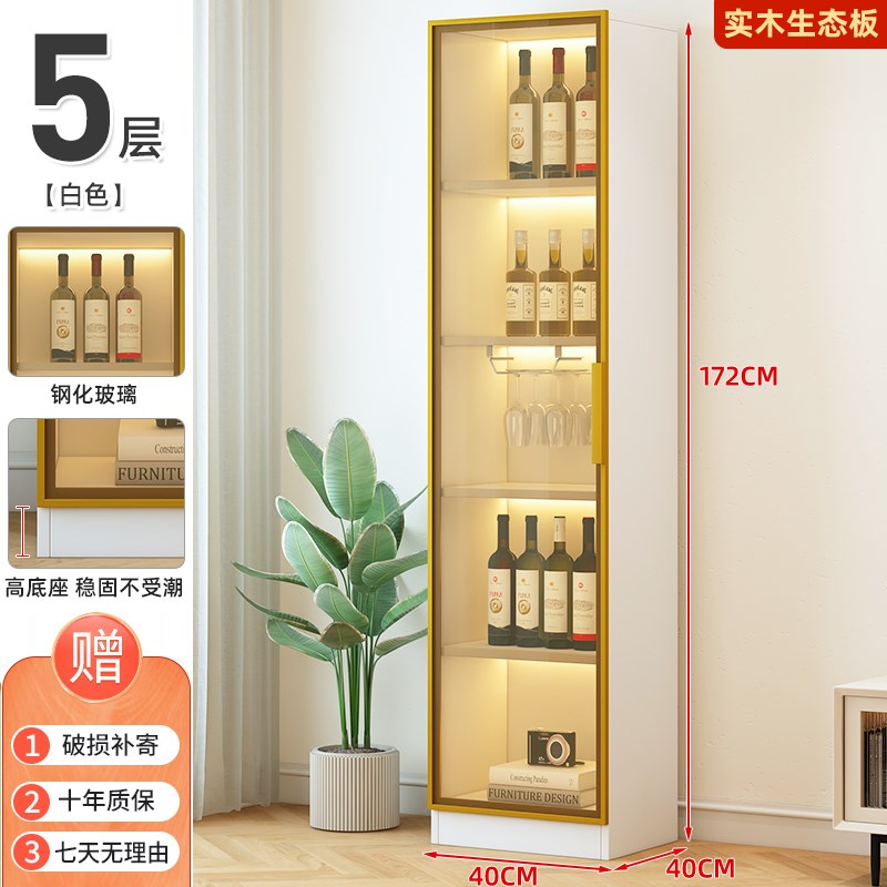 实木书柜带玻璃门书架落地置y物架自由客厅家用储物柜定制展示柜