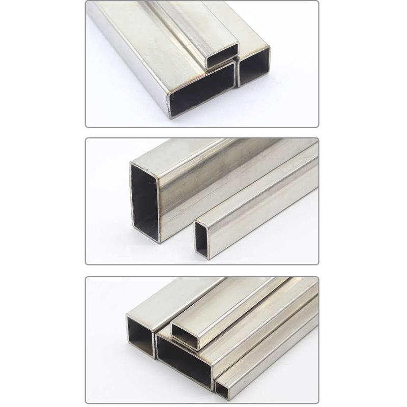 304不锈钢矩形h管 扁管 装饰管 316L不锈钢方管工业无缝管激光切