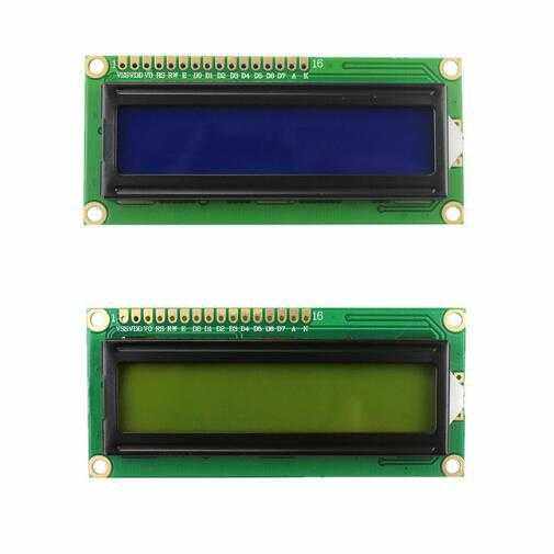 黄绿屏 1602液晶屏 LCD1602A LCD-1602-5V 5V 黑字体 带背光