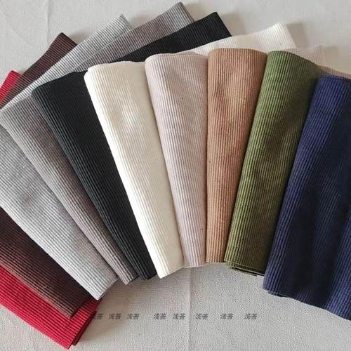 纯棉弹力羽绒服螺纹领布料