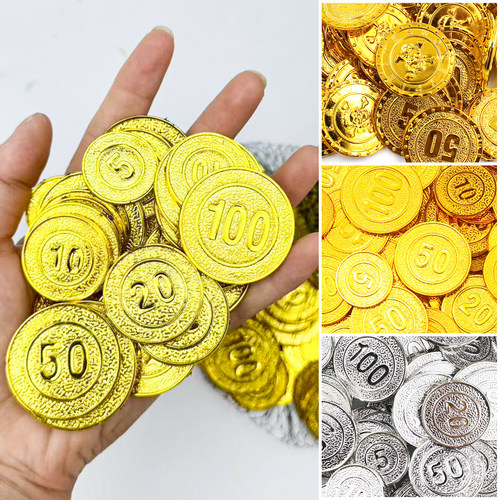 活动抽奖金币筹码数字面值金币