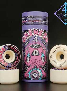 魂动轮oneness专业滑板轮子动作宽轮高硬度高回弹104A 魂动8魂动9