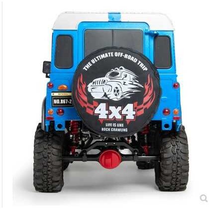 TRX4攀爬车KM4仿真备胎罩防尘罩SCX10 D90 KM2 D90备胎罩